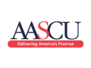AASCU Logo with Tagline: Delivering America's Promise