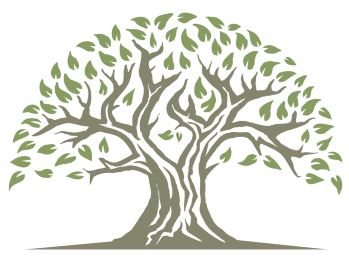 A logo of a tree