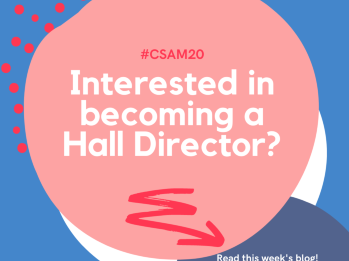 Interested in becoming a hall director?
