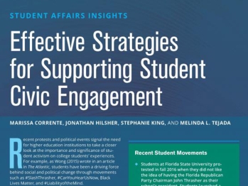 Effective Strategies for Supporting Student Civic Engagement