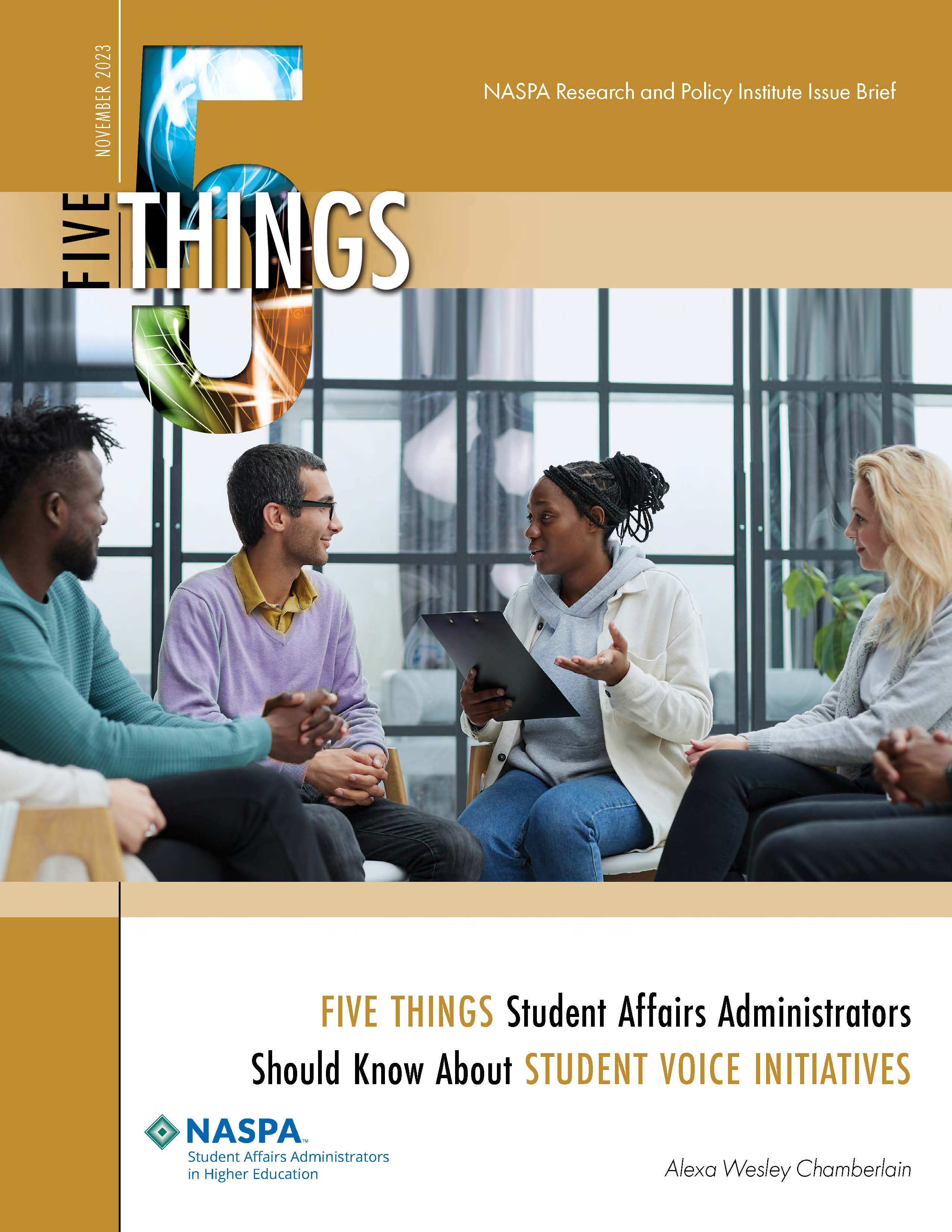 Five Things Student Voice Initiatives Cover
