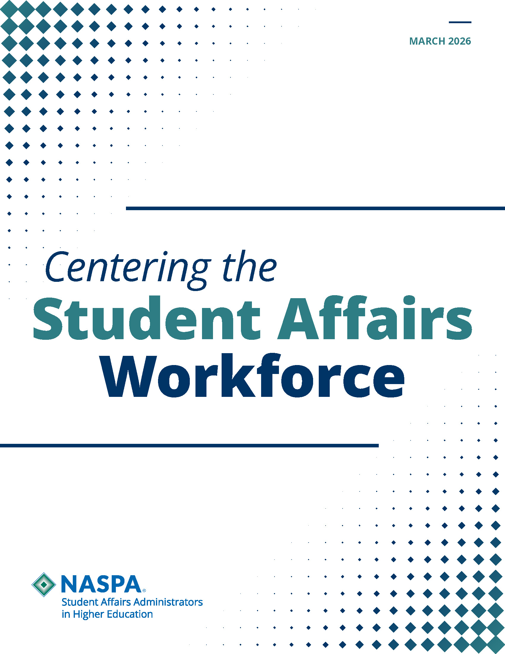 Centering the Student Affairs Workforce Cover
